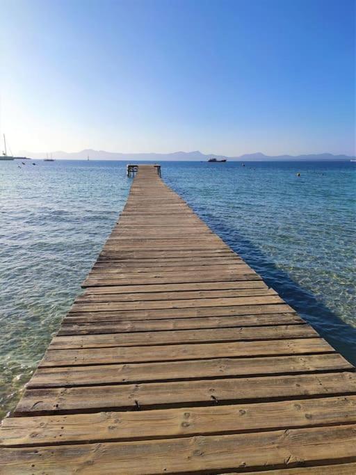Tranquilo Apartamento Con Vistas Al Mar. Port de Alcudia  Eksteriør bilde